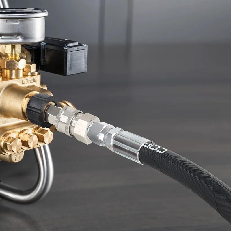 Corretic 2 FT x 3/8 Inch Pressure Washer Hose, Connector Hose for 4000 PSI Power Washer - Image 2